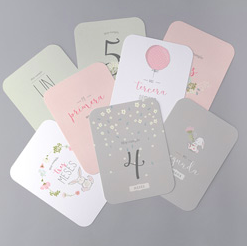 Que son milestones cards baby