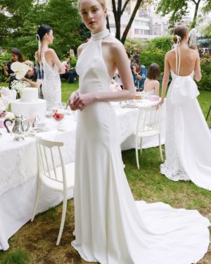vestido de novia espalda abierta