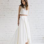 vestido de novia dos partes