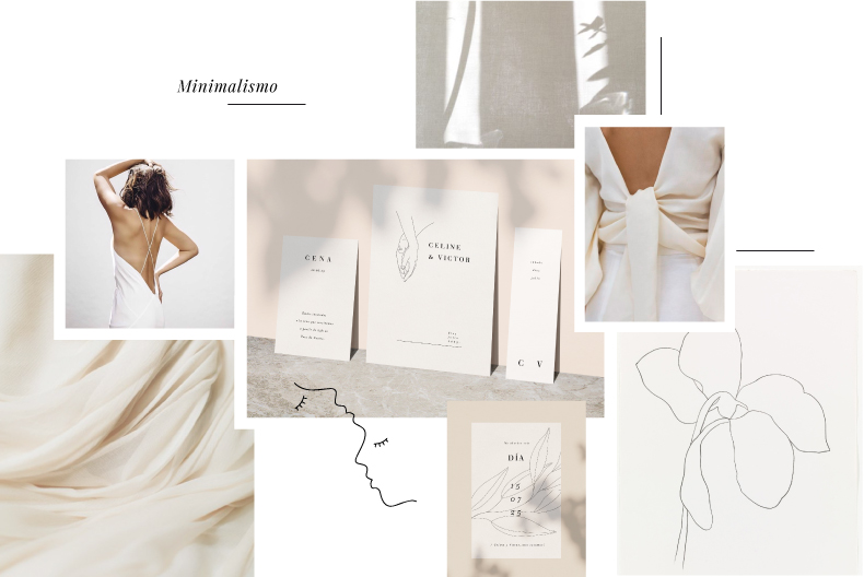 papelería para boda blanca