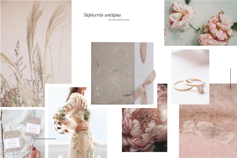 papelería para boda vintage