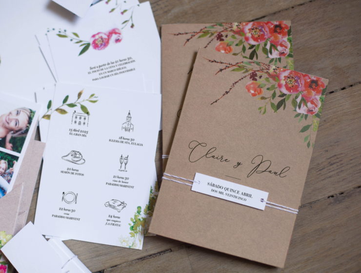 tutorial invitaciones de boda