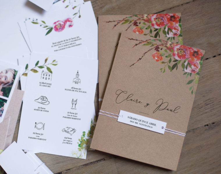 tutorial invitaciones de boda