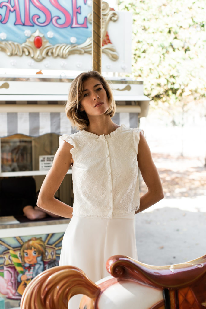 vestido de novia corto paris