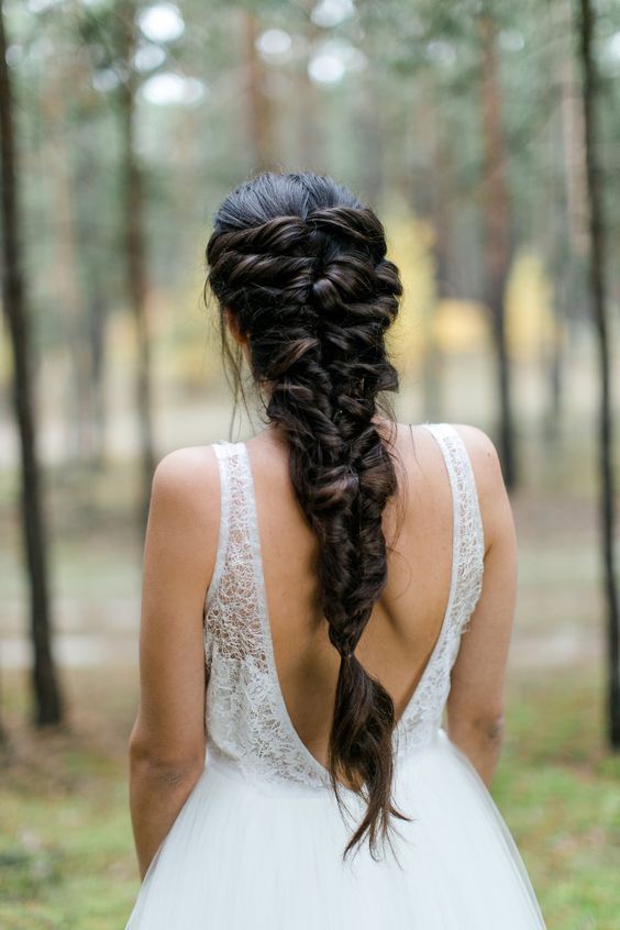 peinado novia semirrecogido