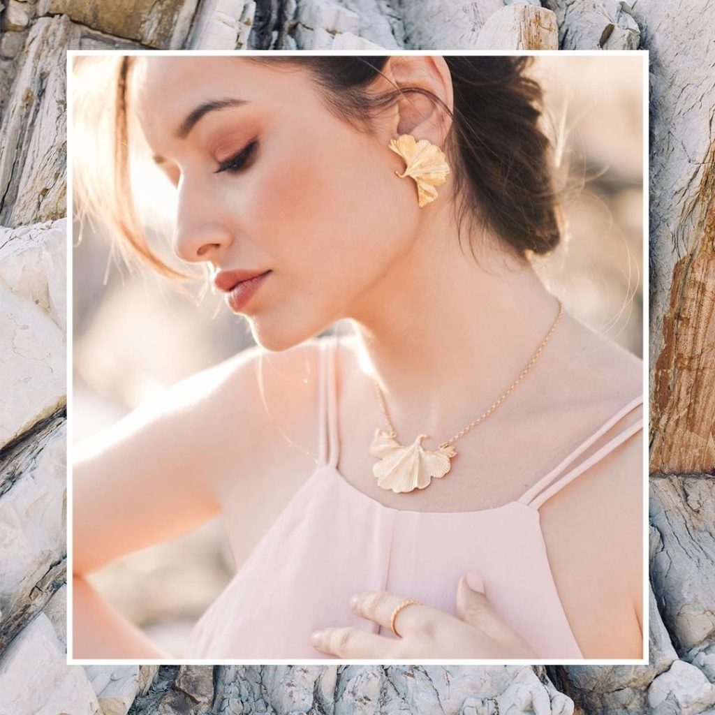 pendientes y collar conjunto novia
