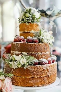 pastel de boda verano ligero