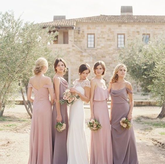 colores vestidos damas de honor