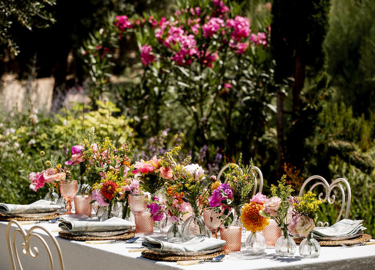 mesa boda verano