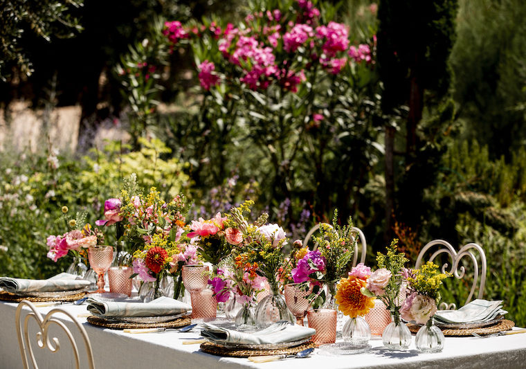 mesa boda verano