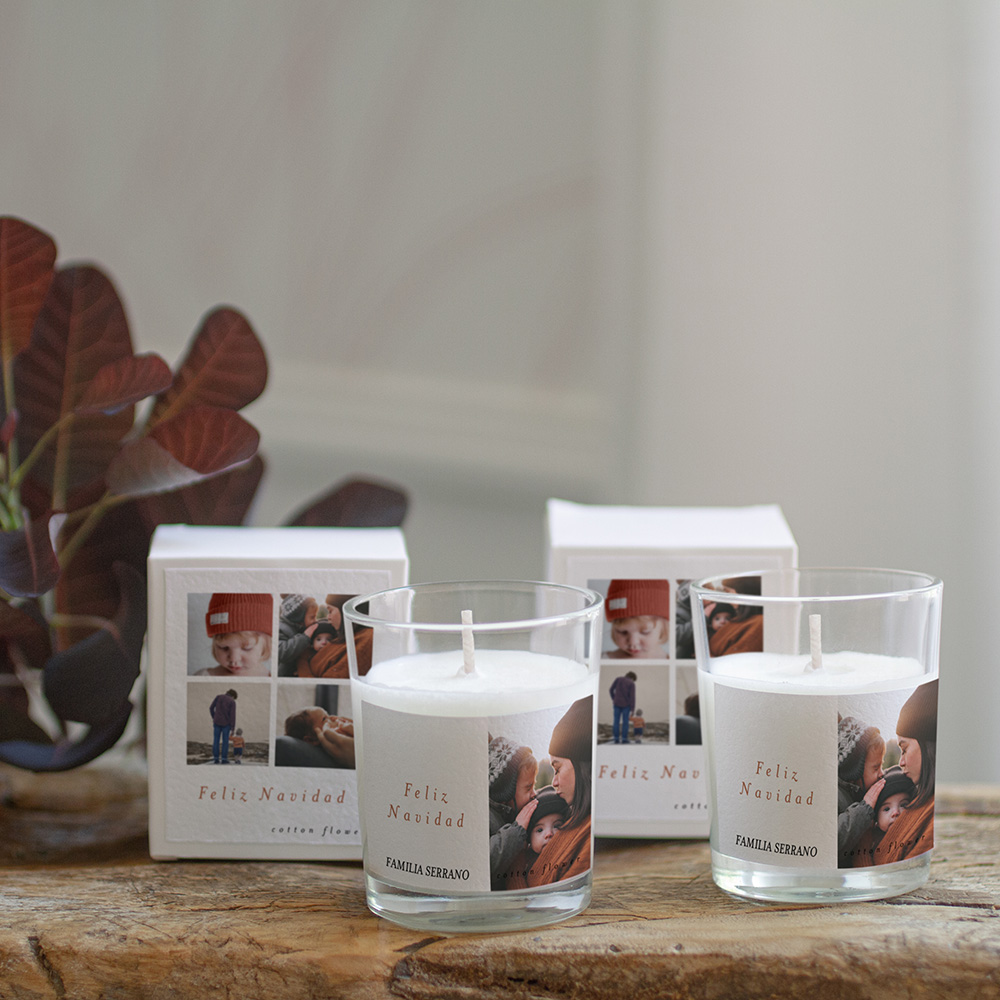 vela vaso personalizable