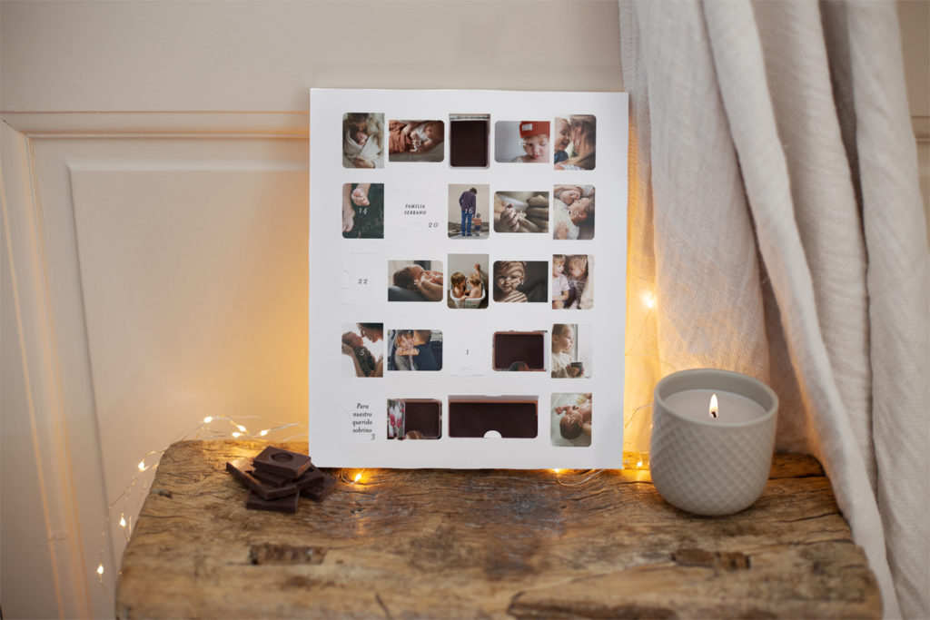 calendario de adviento personalizado