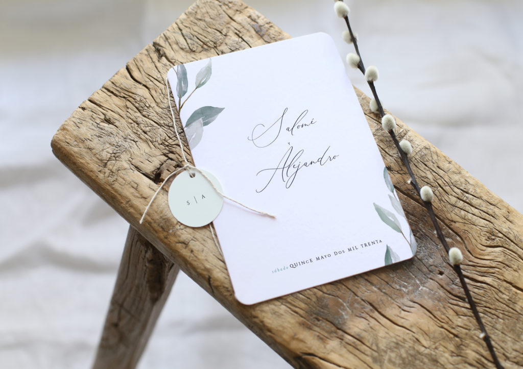 Brihuega | Tarjeta para invitación de boda religiosa