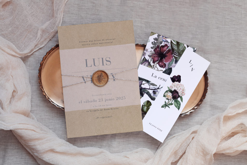 Louisiane | Tarjeta invitación de boda religiosa