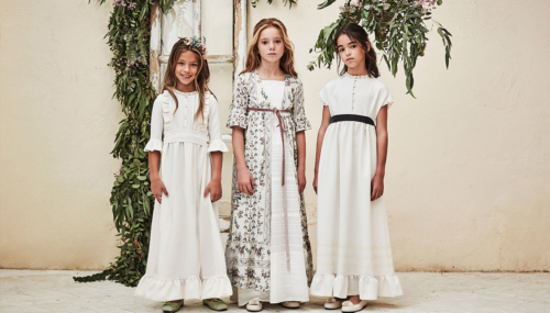 vestidos de comunion largos